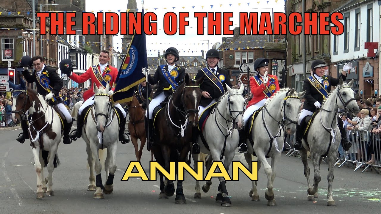 The Riding of the Marches at Annan (Dumfries and Galloway) - A Day of Community, Horses and Pipes!