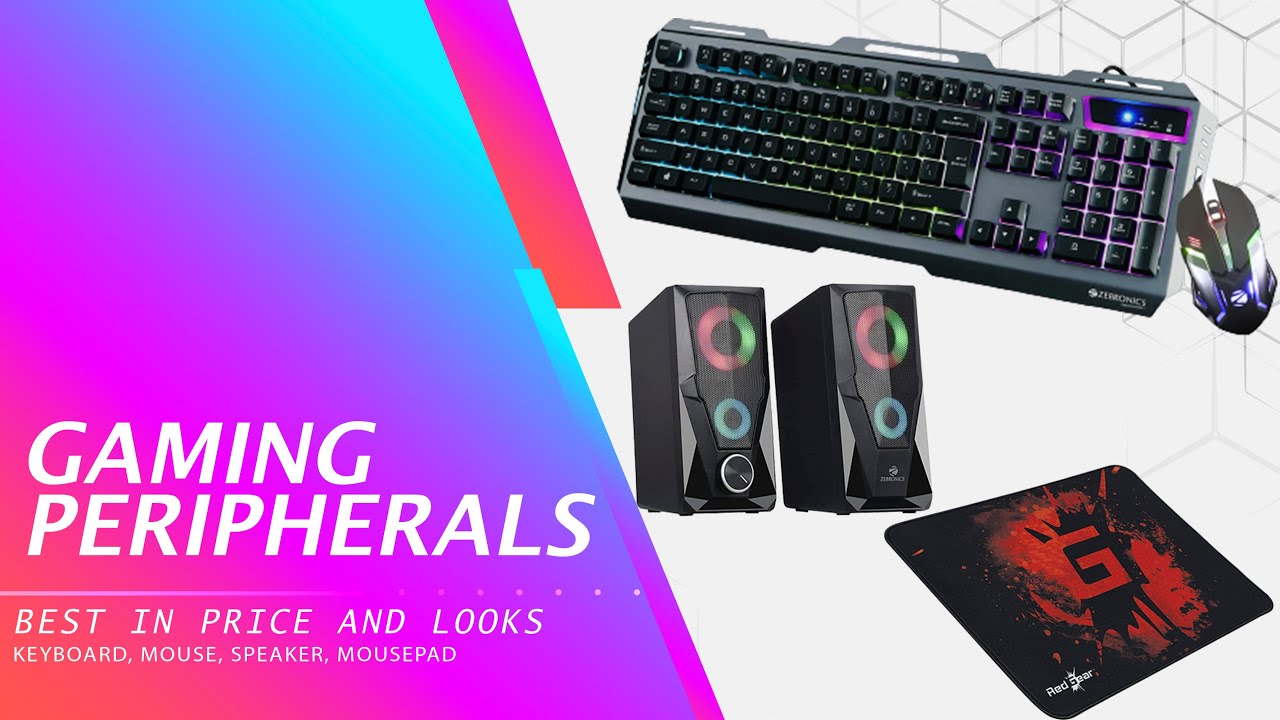 Gaming Peripherals- RGB Keyboard, Mouse, Speaker and Mousepad | Unboxing and Full Review