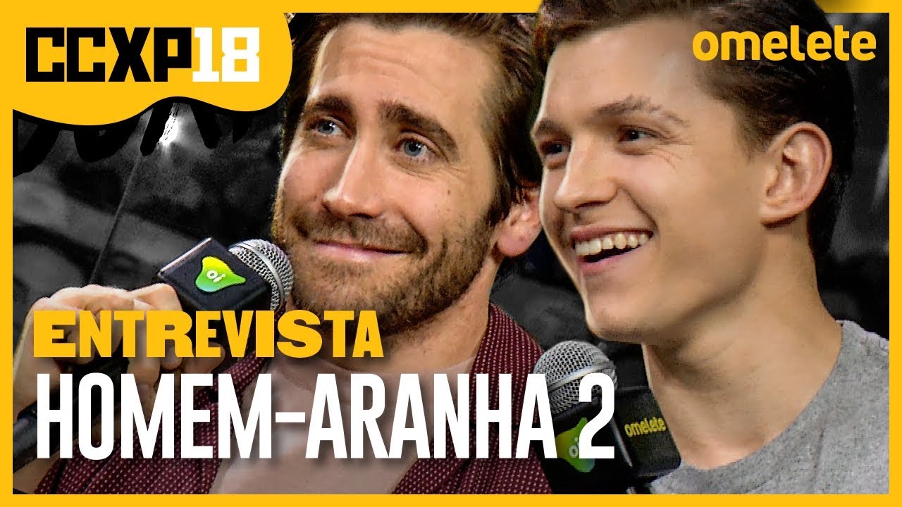 TOM HOLLAND, JAKE GYLLENHAAL E JACOB BATALON NA CCXP 2018 LEGENDADO