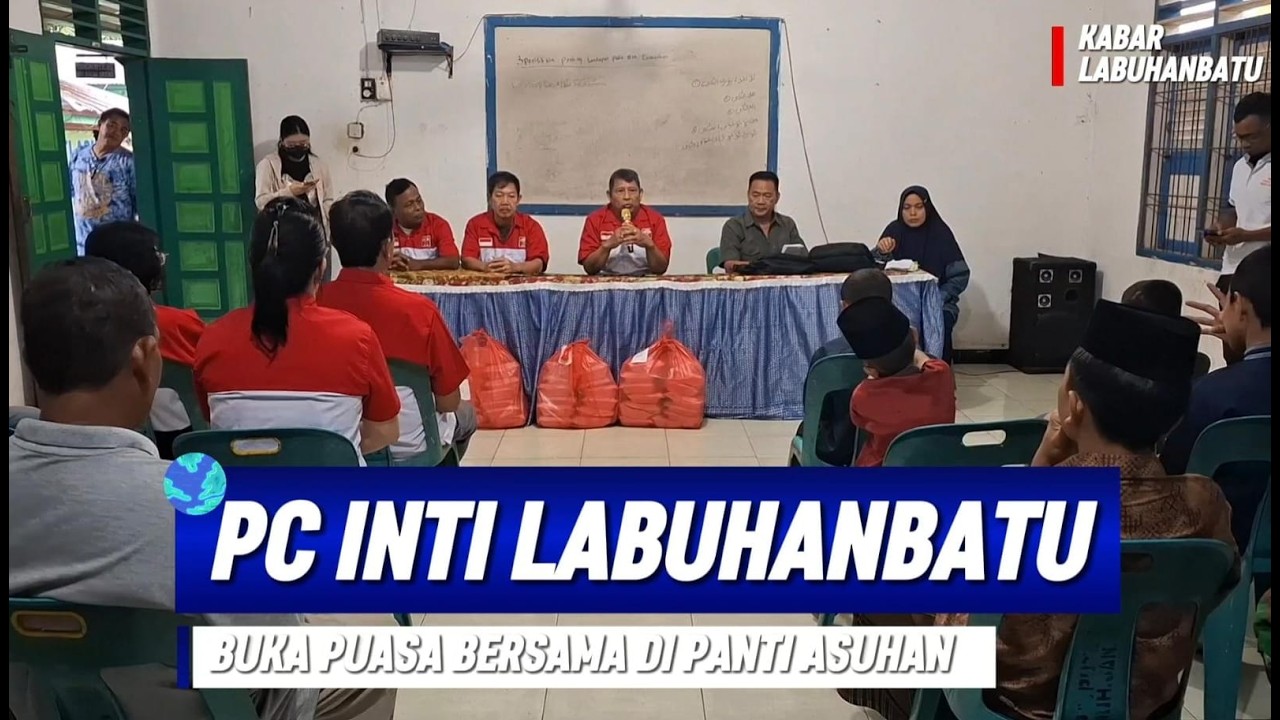 Wujud Toleransi Beragama, PC Inti Labuhanbatu Ajak Anak Panti Asuhan Berbuka Puasa Bersama