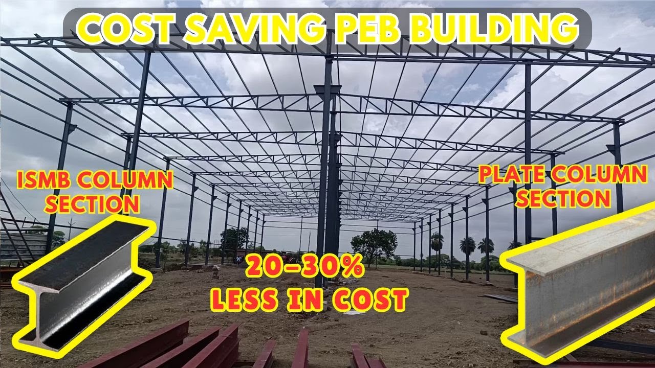 PEB Building With ISMB Section Cost Effective Building Method