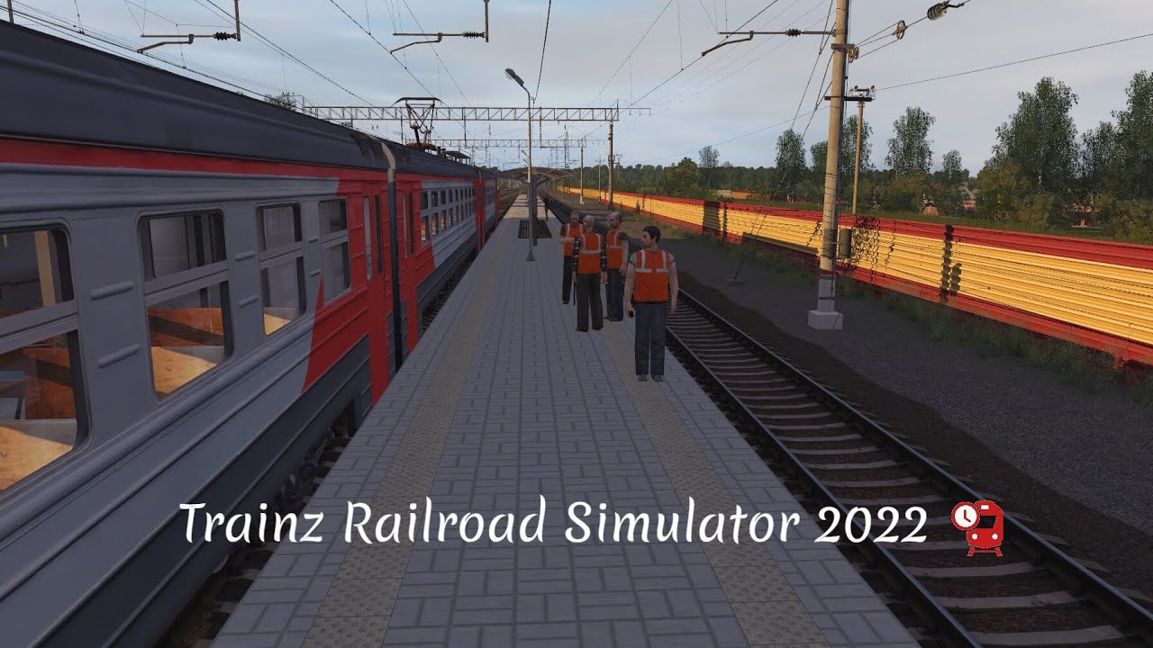 Trainz Railroad Simulator 2022  Рабочая электричка   #trainz22