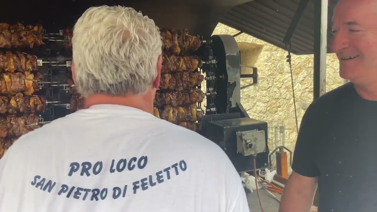 Lo spiedo delle Manzane con Zaia