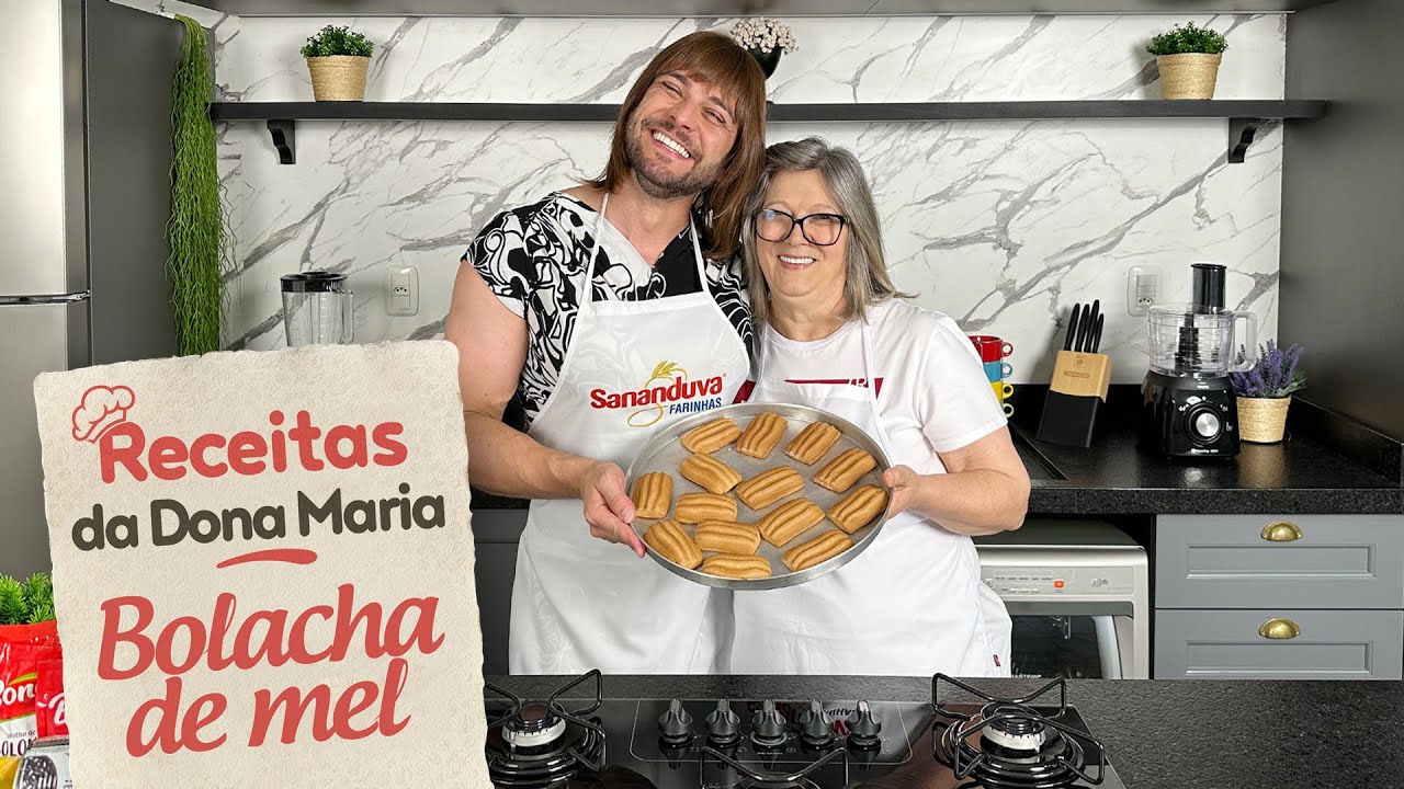 RECEITAS DA DONA MARIA - BOLACHA DE MEL