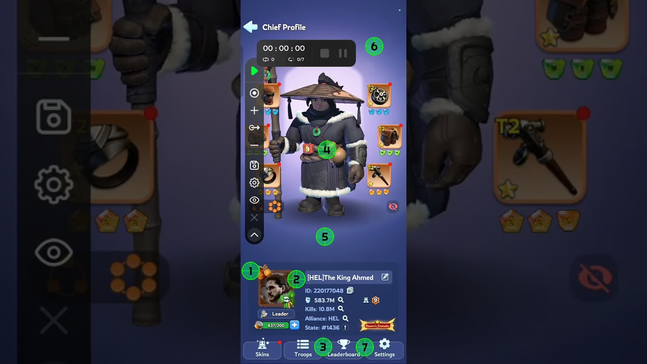 Using auto click app to auto hunting polar terrors in whiteout survival (free 100%) 