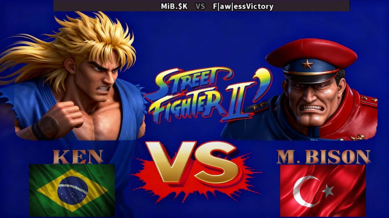 Street Fighter 2'CE MiB.$K vs F|aw|essVictory  PART 02/02.