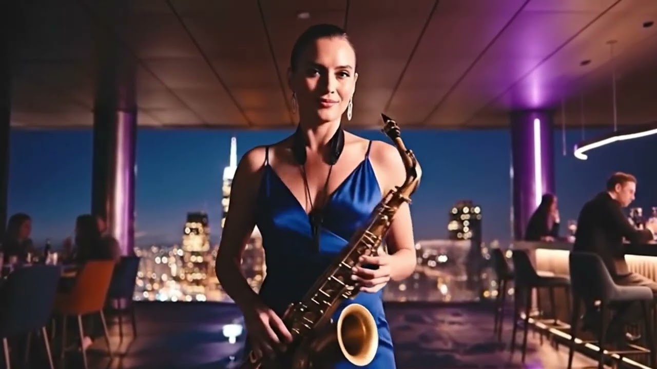 Velvet Skyline — Silky Sax Melodies Floating Above the City at Night