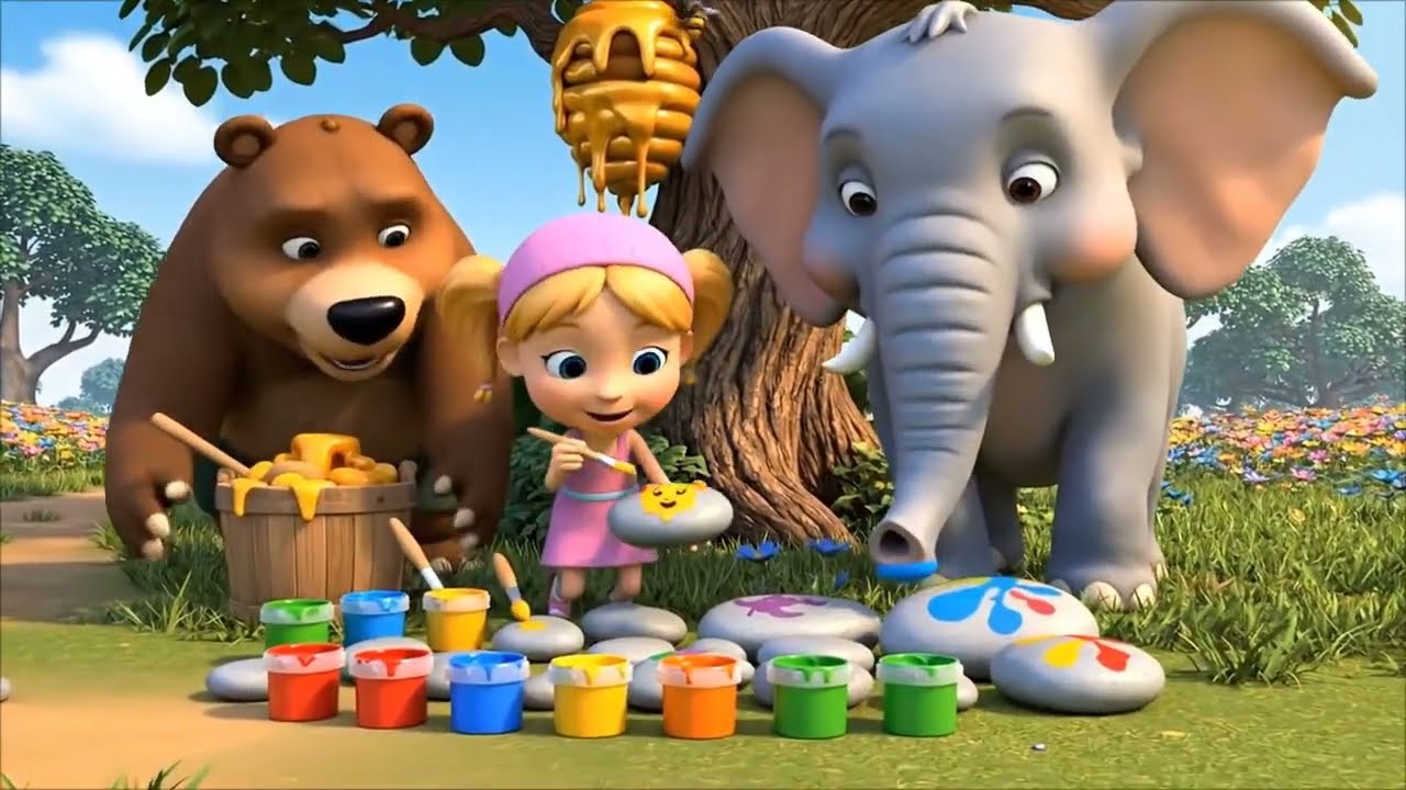 Masha and the Bear Happy Fun Adventures | Jungle Water Fun | Kids Cartoon Story