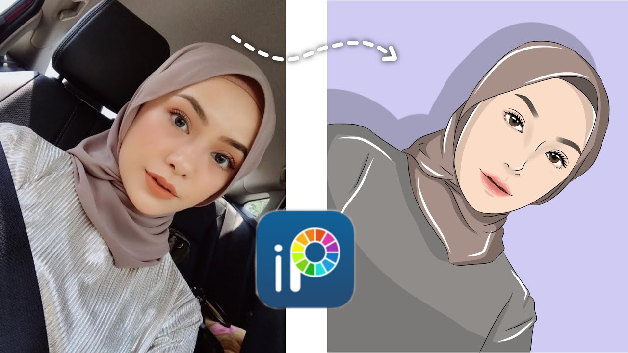 Buat foto jadi kartun, ini tutorial mudah menggunakan aplikasi Ibis paint x