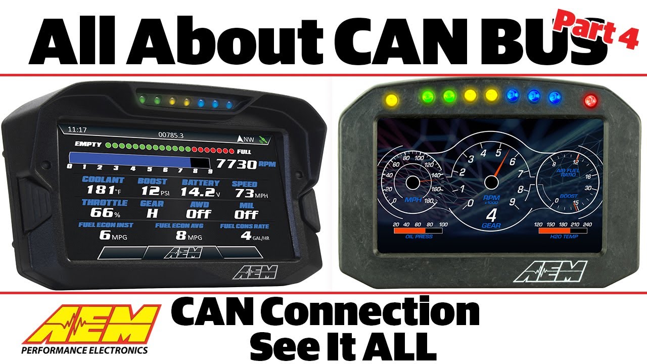 CAN AEM Electronics Help You? 16 Different Dash Options To 