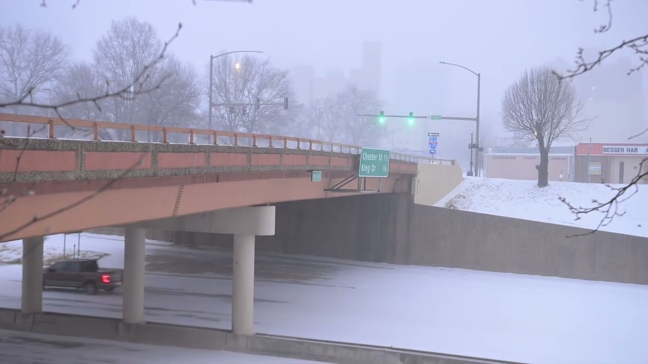 Little Rock winter storm traffic, January 24, 2026