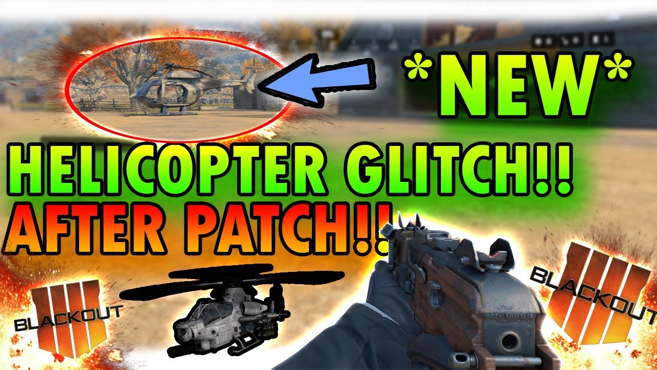 *NEW* BLACKOUT HELICOPTER GLITCH AFTER ALL PATCHES!!(BLACKOUT GLITCHES)