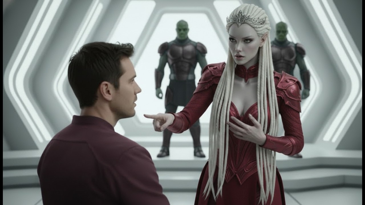 I Was Just a Human Observer… Then the Alien Queen Ran Across the Galactic Council to Hug Me