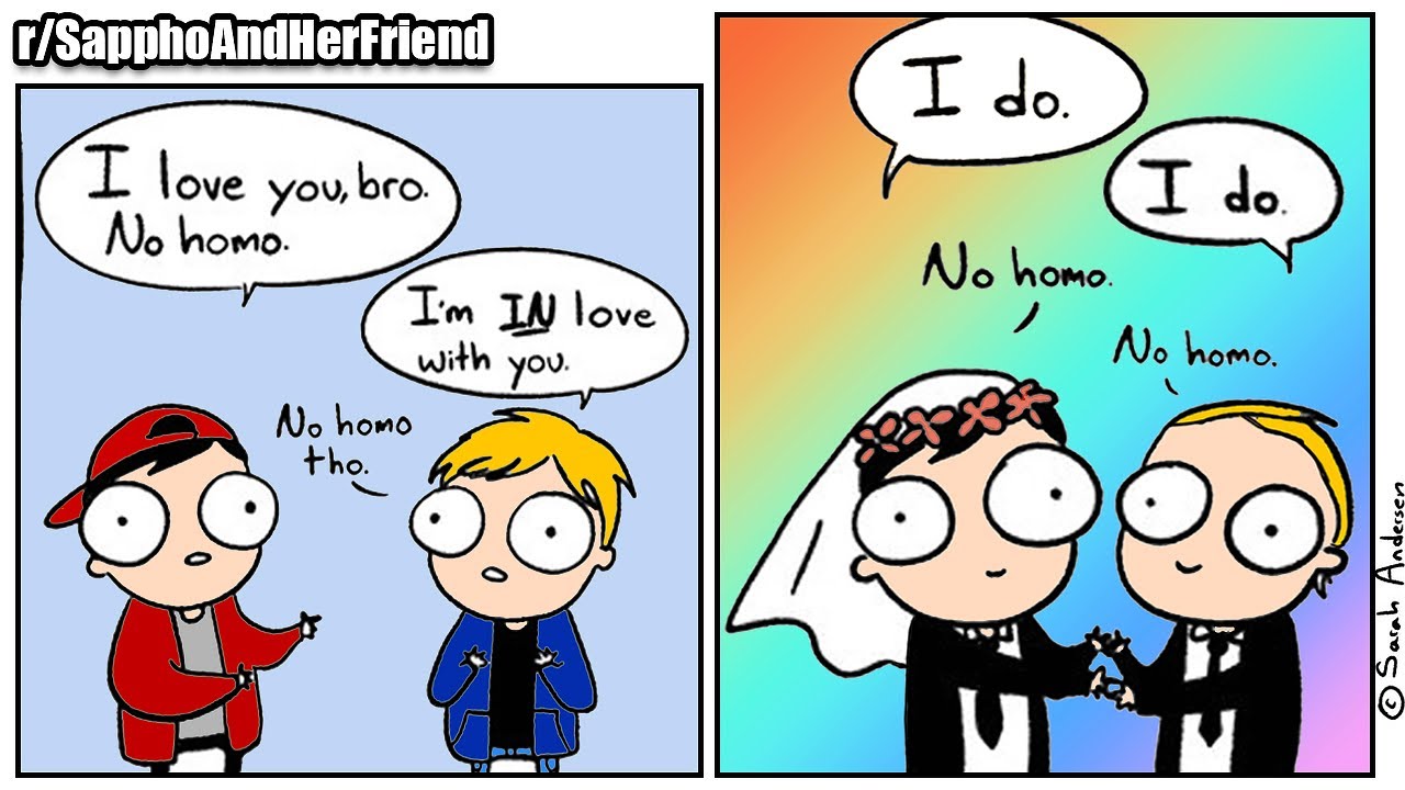 Just Bros being Bros 😳 |🌈r/SapphoAndHerFriend