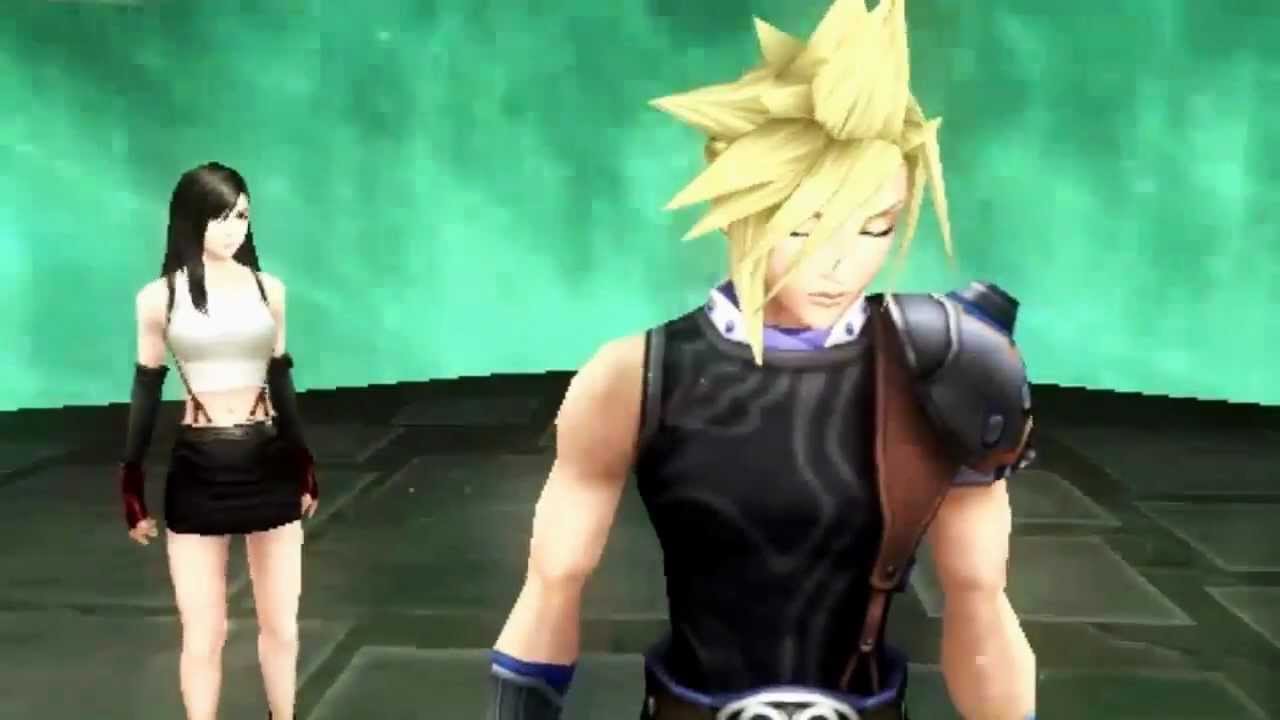 Клауд и Тифа, Dissidia 012, Двенадцать сцен, FFVII