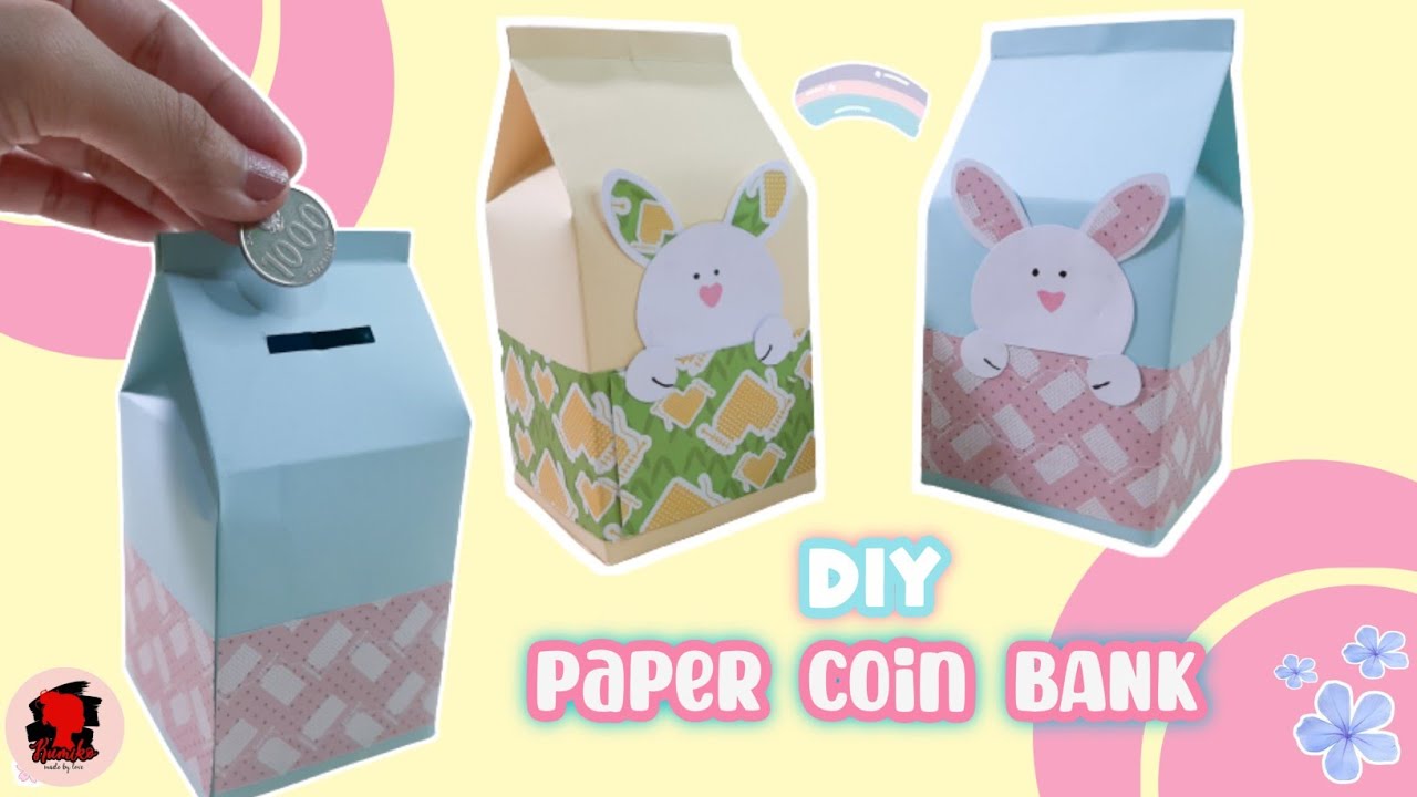 DIY Celengan Dari Kertas/Cara Membuat Celengan Atau Tabungan Dari Kertas