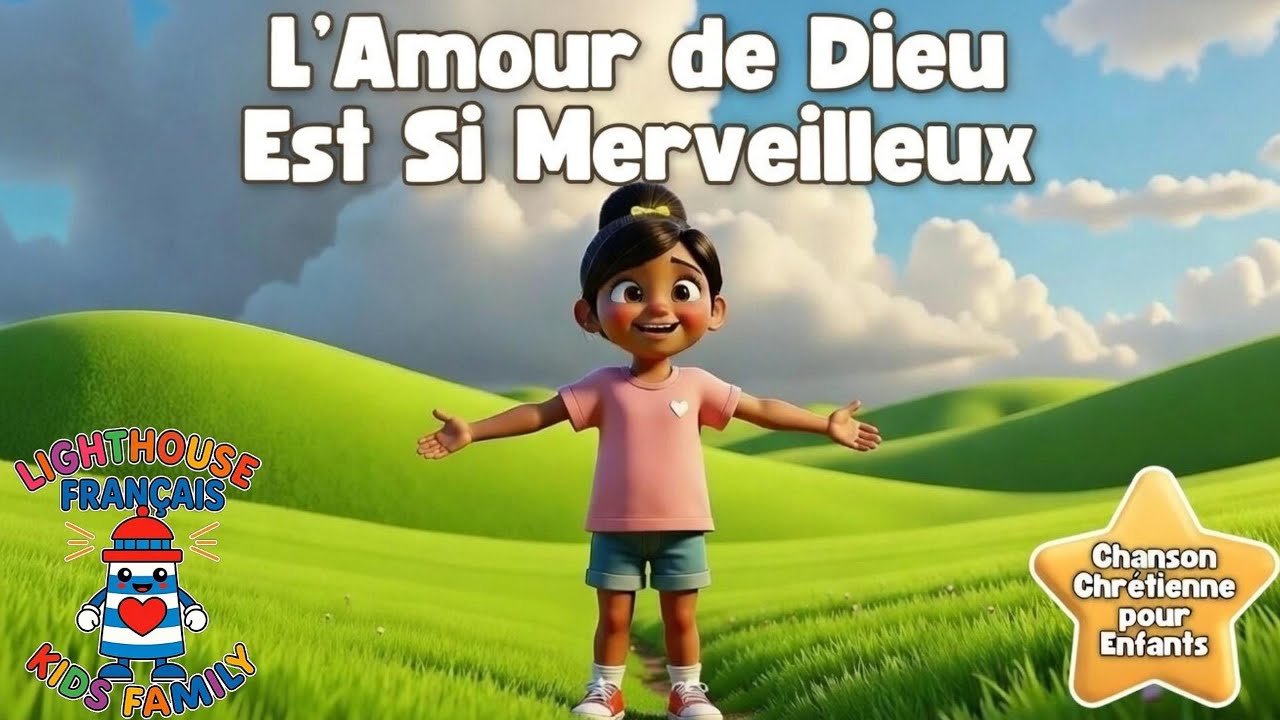 L’Amour de Dieu Est Si Merveilleux| Chanson Chrétienne pour Enfants| Lighthouse Kids Family–Français