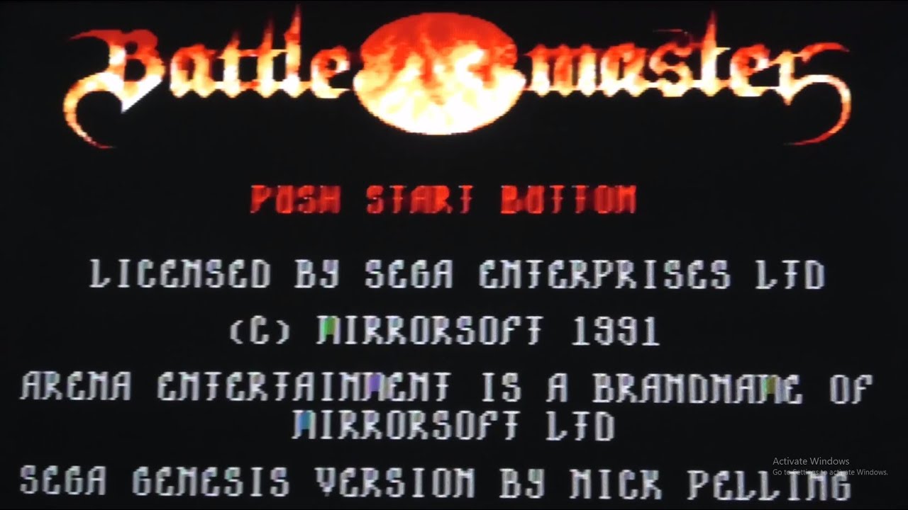Battle Master - Sega Genesis Review (Retro Sunday)