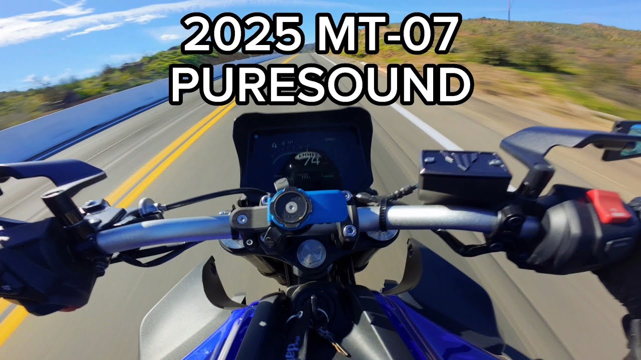 YAMAHA MT-07 2025 | BEST PURE SOUND | QS+FULL EXHAUST+ECU FLASHED