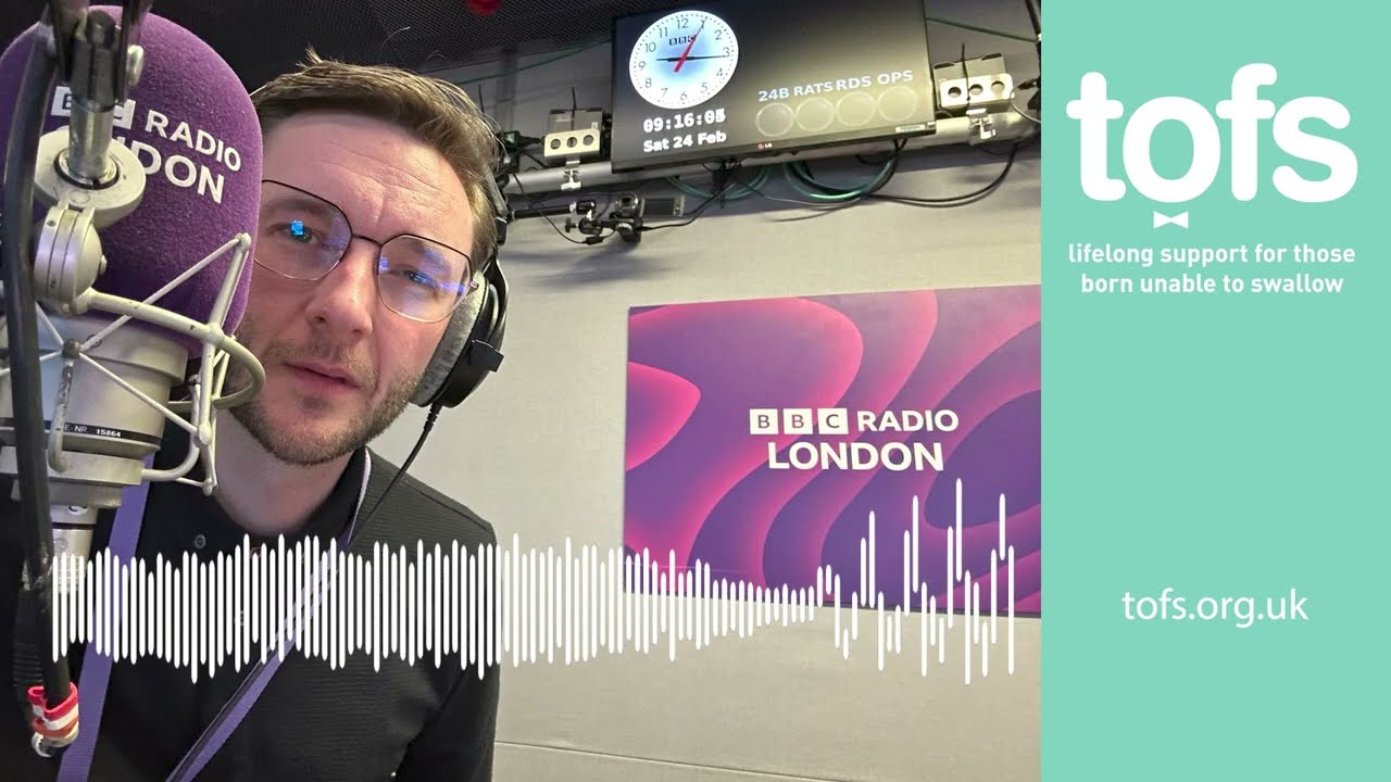 Singer and TOFS Ambassador Tom Bright on BBC Radio London