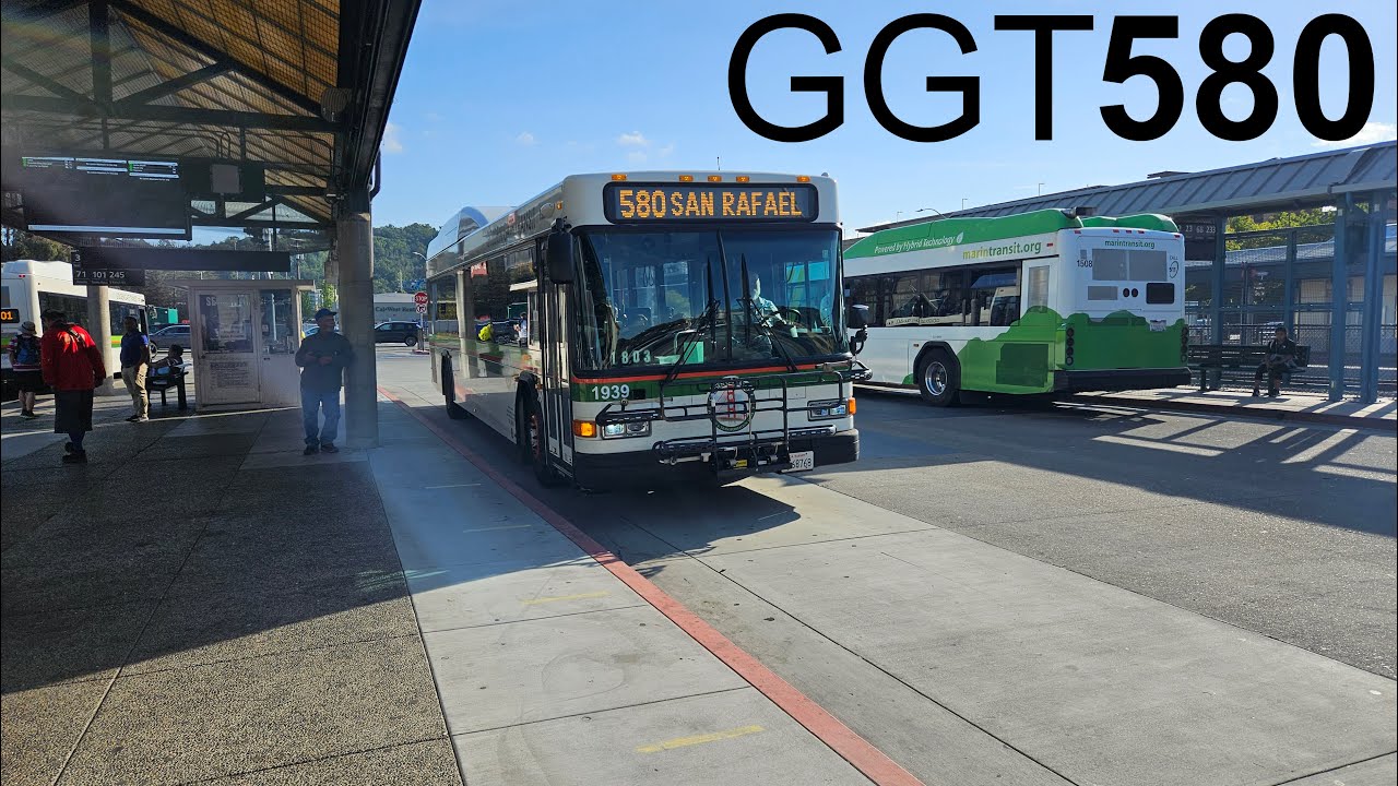 Golden Gate Transbay - Golden Gate Transit Gillig Low Floor Suburban HEV No. 1939 on line 580
