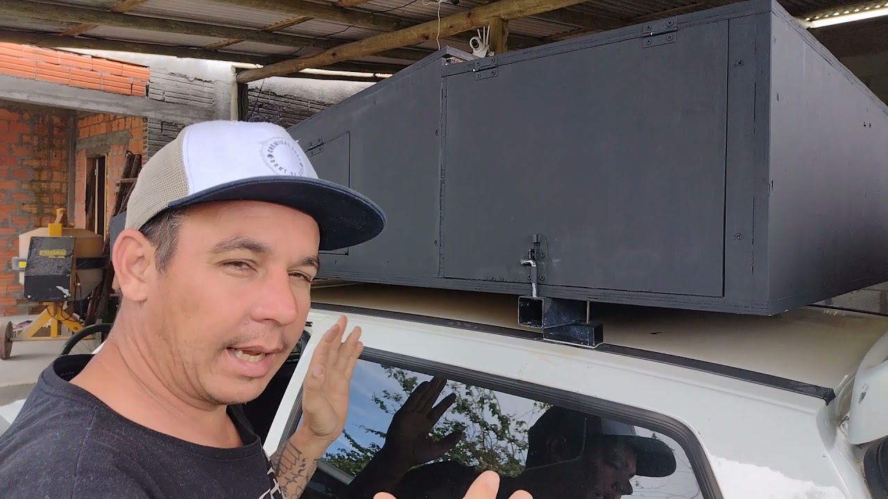 baú de teto instalado no uno, fiz tudo em casa!!