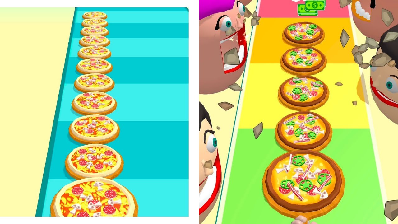 pizza Stack  Gamingplay Android and iOS mobile game! All levels!