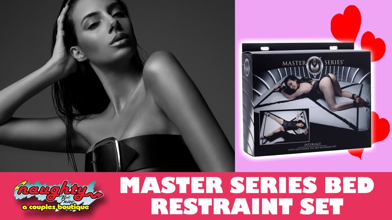 Master Series Interlace Bed Restraint Set - Naughty A Couple's Boutique