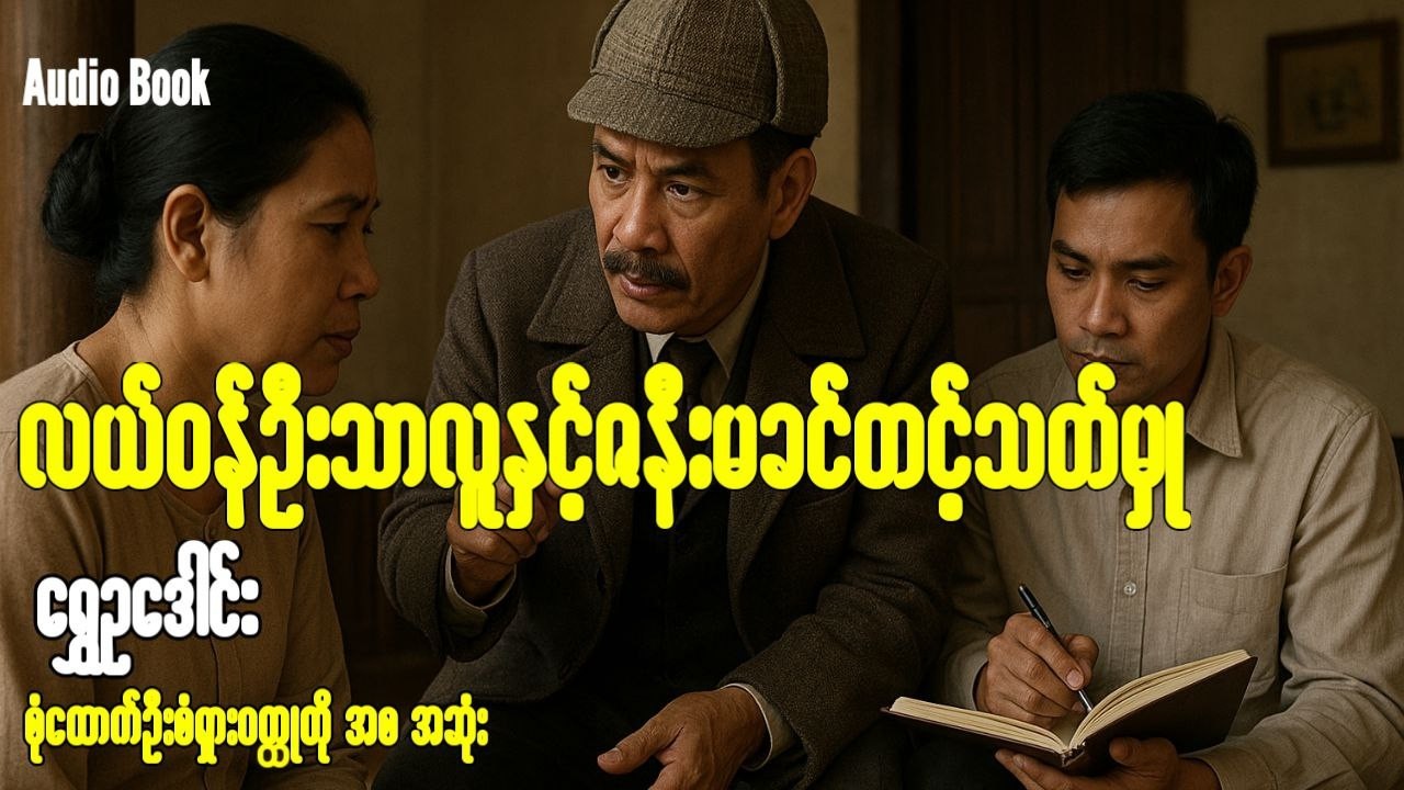 ဆရာကြီးရွှေဥဒေါင်းရဲ့ စုံထောက်ဝတ္ထုတိုကောင်းလေးကိုနားဆင်ကြည့်ပါ
