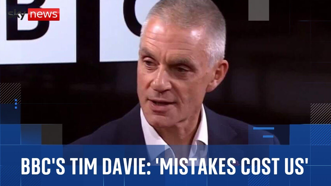 'Mistakes cost us': Tim Davie reveals reasons for quitting BBC
