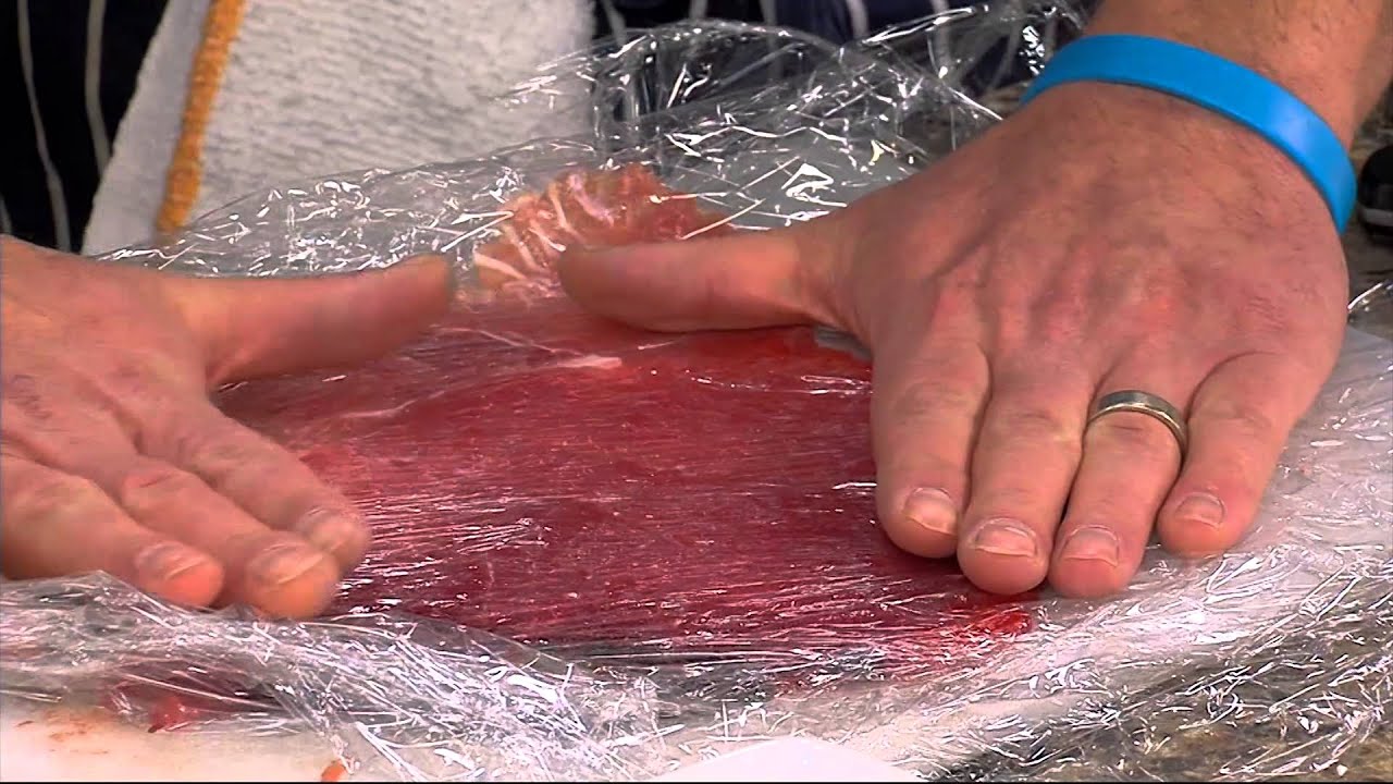 Ahi Tuna Carpaccio with Chef Lion of the Blue Moon in Rehoboth Beach