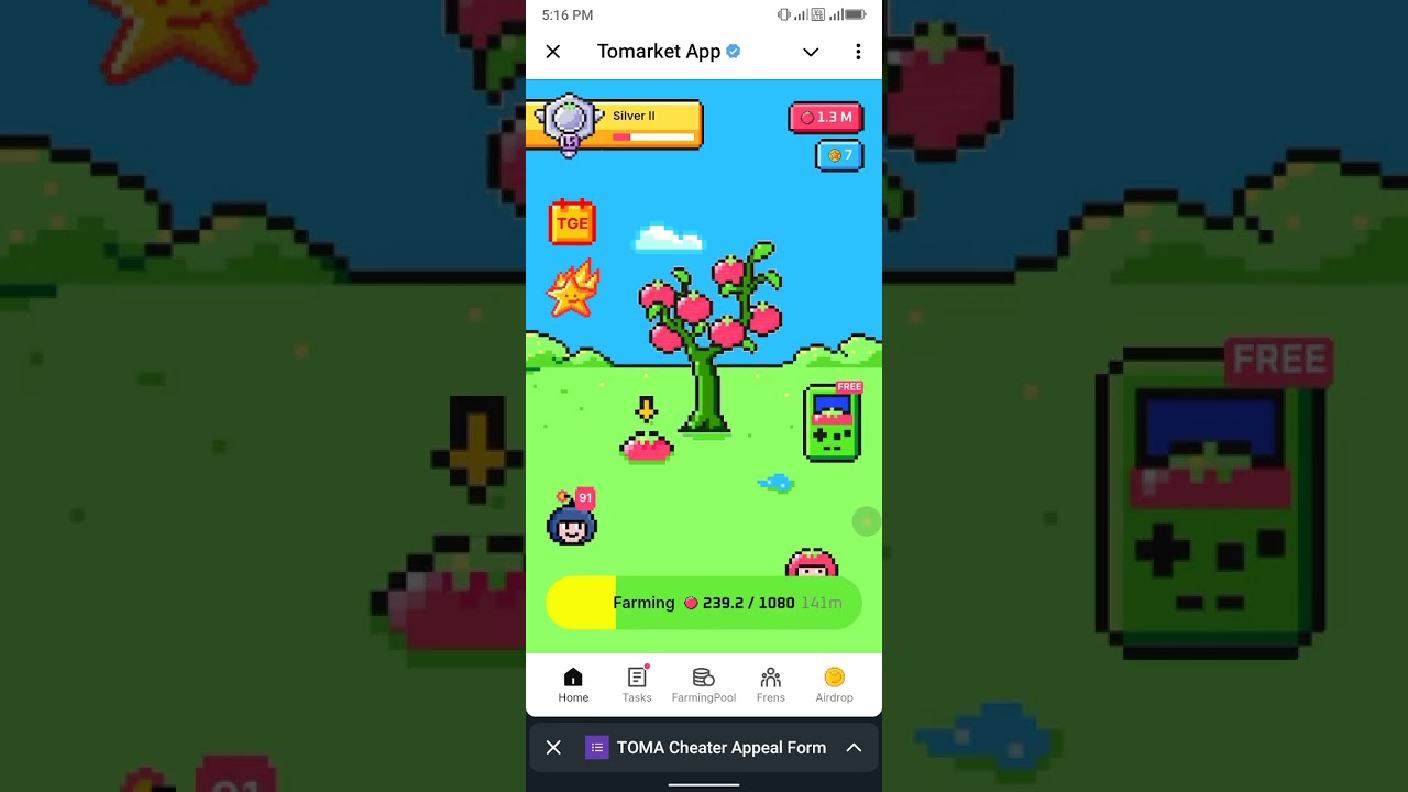 Tomarket ।।  Cheating detected problem solve just 5 min.