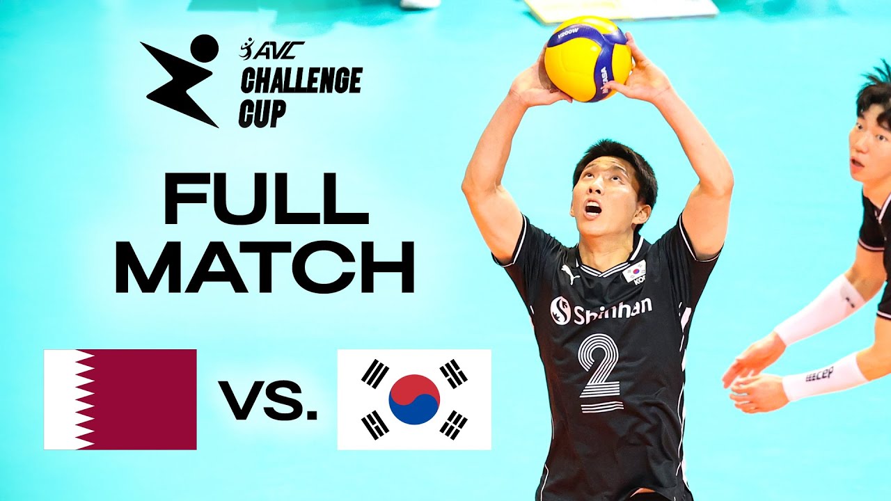 🇶🇦 QAT vs. 🇰🇷 KOR - AVC Challenge Cup 2024 | Pool Play - presented by VBTV