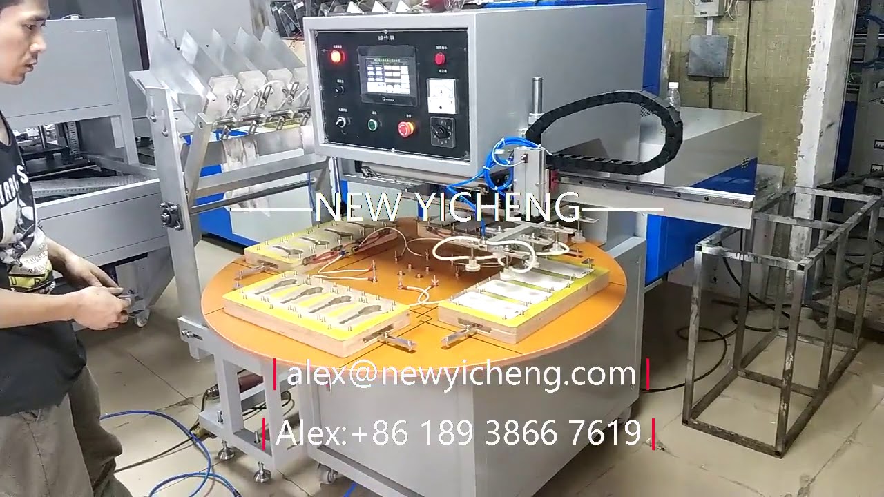 full automatic blister sealing machine with card feeder