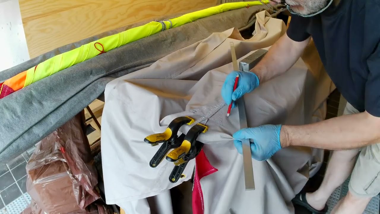 Sailing Phi^Phi: Episode #039: tent leaking - silicone seam sealing.