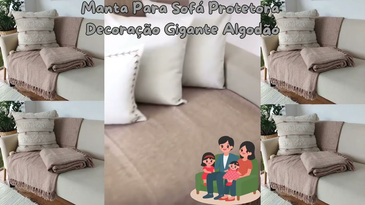 Manta Sof&aacute;, manta protetora, manta decora&ccedil;&atilde;o sof&aacute;, manta gigante algod&atilde;o, manta bonita e confort&aacute;vel