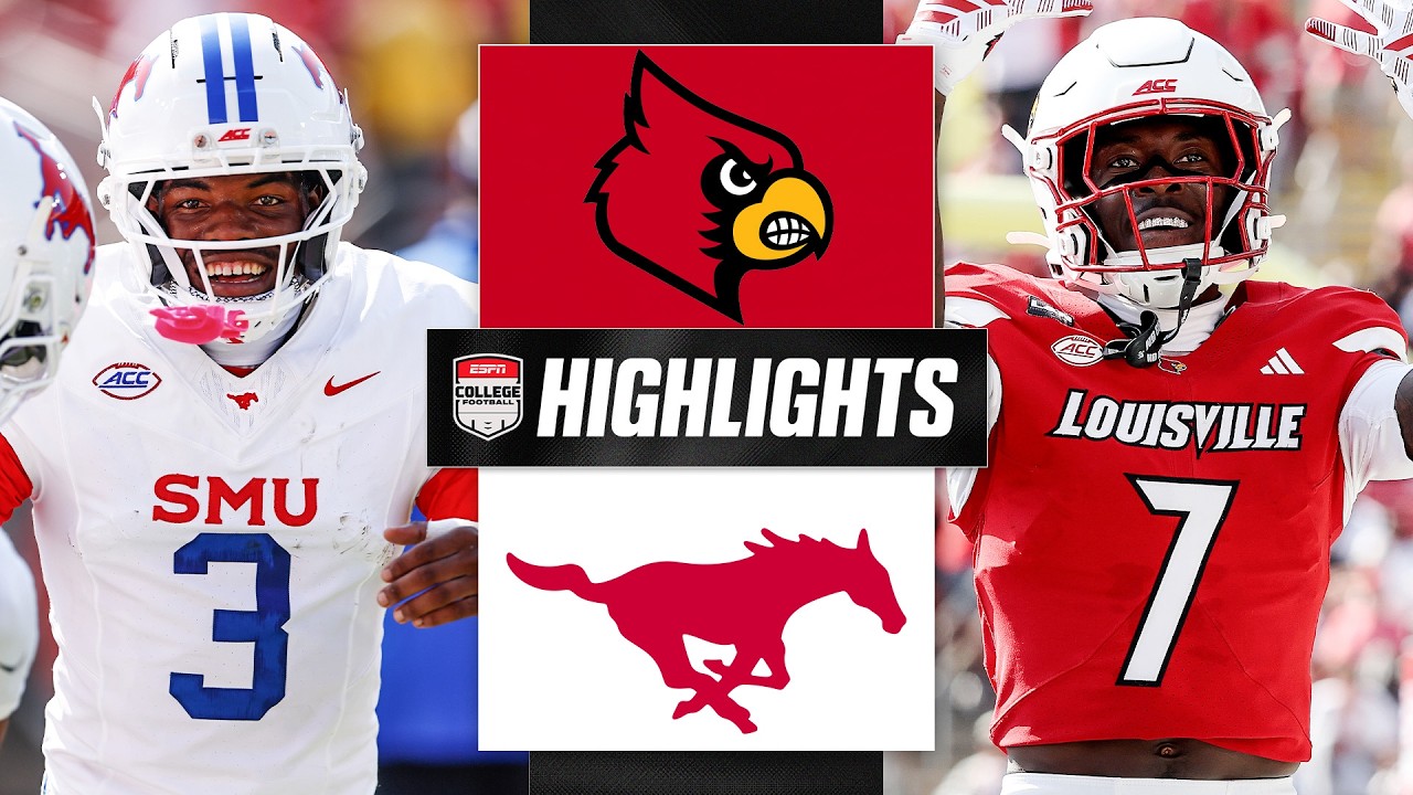 TOP-25 BATTLE 🍿 SMU Mustangs vs. Louisville Cardinals | Full Game Highlights | ESPN College Football