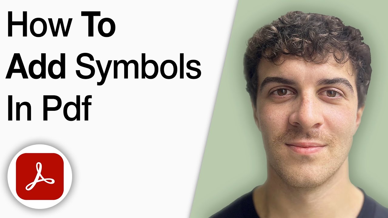 How To Add Symbols in PDF Using Adobe Acrobat Pro DC [2025 Full Guide]