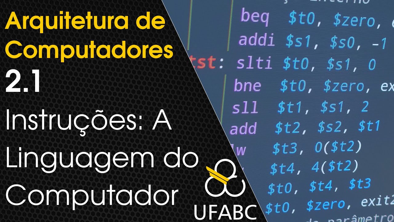 2.1 - Arquitetura de Computadores - Instruções: A Linguagem do Computador