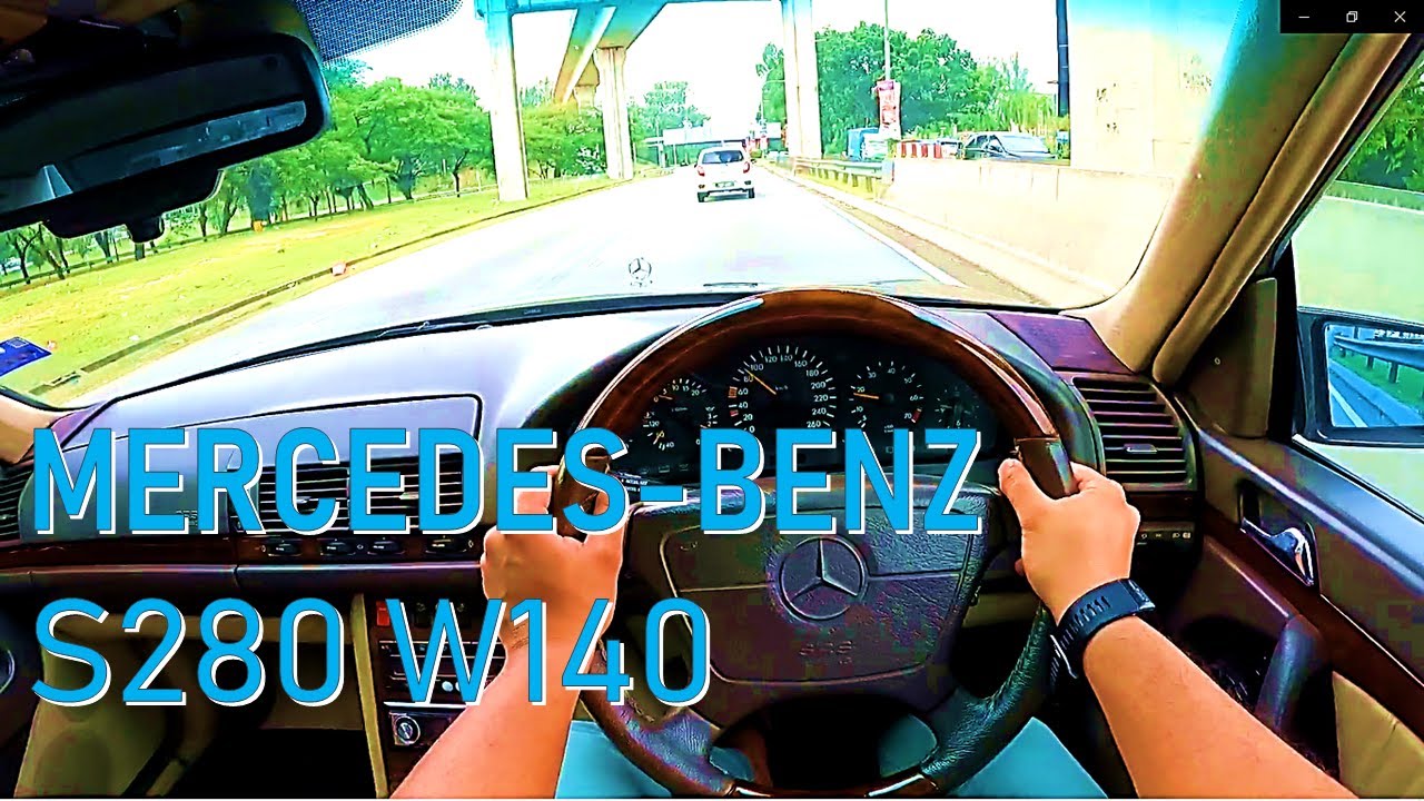POV Drive | 1997 2.8 Mercedes Benz S280 (W140) | Daytime Drive
