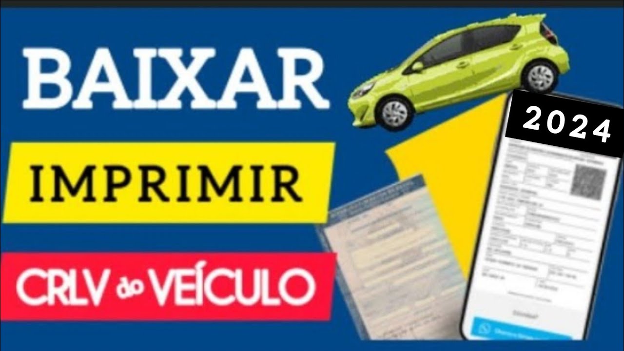 Como IMPRIMIR CRLV do Ve&iacute;culo Pela INTERNET BAIXAR CRLV DIGITAL Pelo Celular