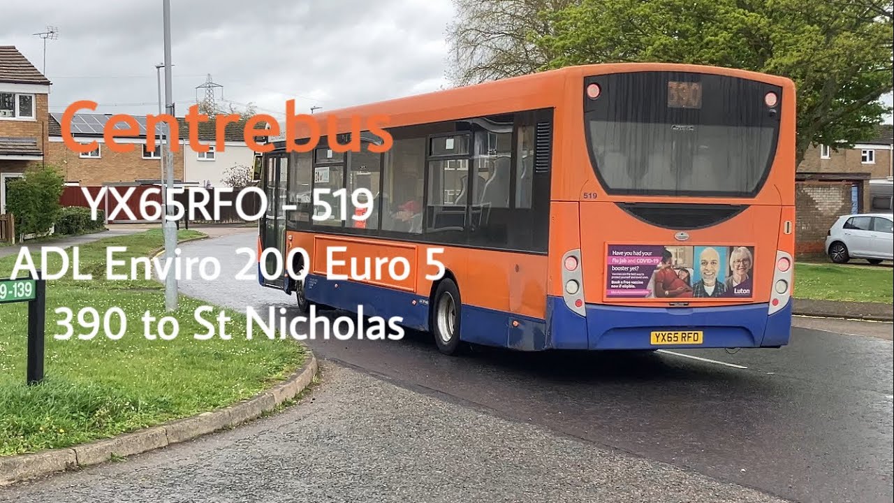 *Driver took wrong turn* Centrebus South - ADL Enviro 200 (519 - YX65RFO) 390 to St Nicholas
