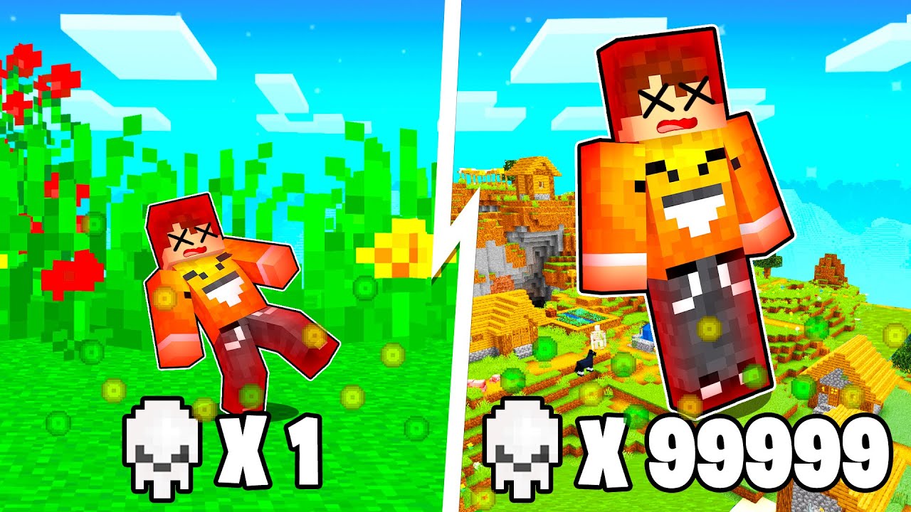 Minecraft, ale TWOJA ŚMIERĆ = TWÓJ ROZMIAR