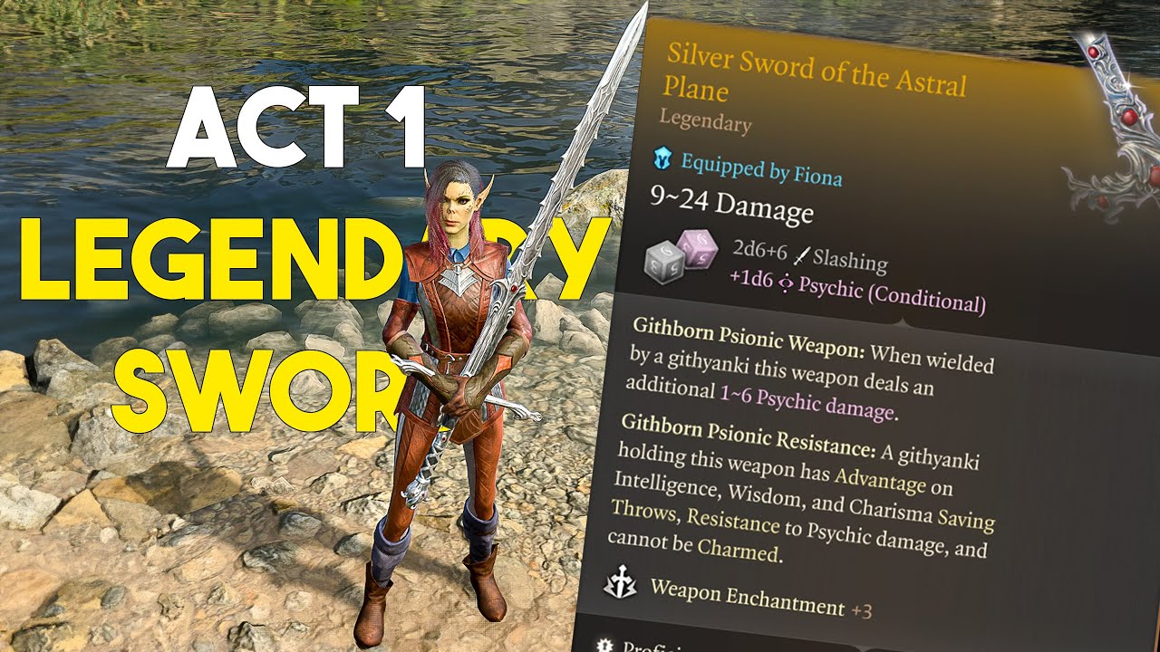 Baldurs Gate 3 - How To Get Silver Sword of the Astral Plane in Act 1