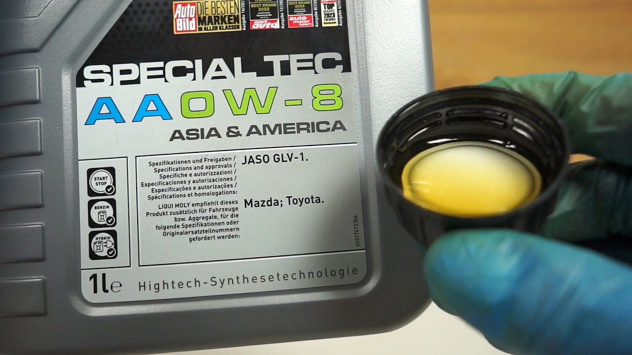 Liqui Moly Special Tec AA 0W8 Jak wygląda oryginalny olej? What does the original oil look like?