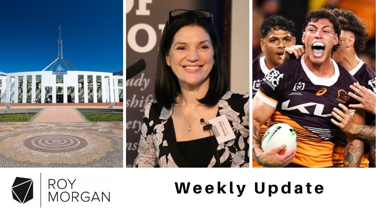 Roy Morgan Update October 1, 2024: Federal Vote, Consumer Confidence & NRL Supporter Ladder 2024