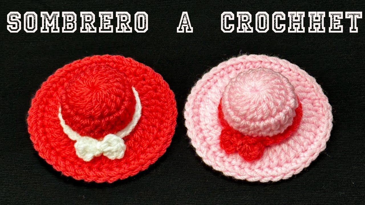 PASO A PASO PARA TEJER SOMBRERO A CROCHET