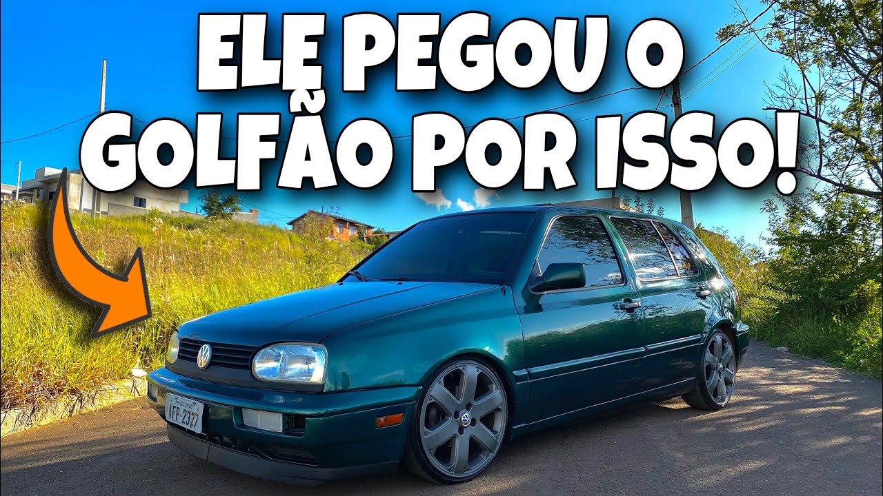 PERDEU A CAIXA NO MEIO DO ROLÊ?😨GOLF MK3 REBAIXADO COM TETO , FREIO NAS 4 TUDOKIDA 😍🔥