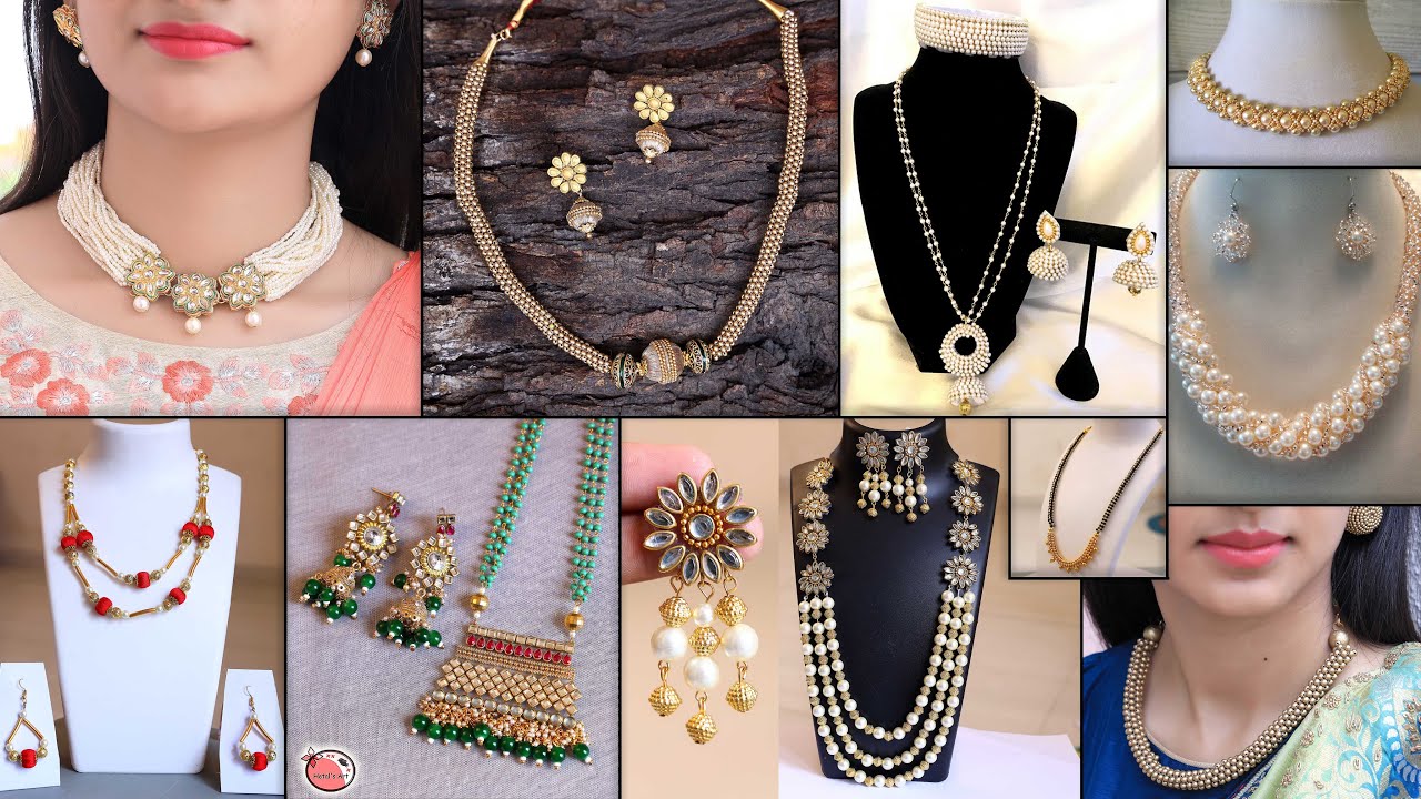 Trendy!!! Designer Party Wear & Wedding Wear Necklace Jewelry - DIY