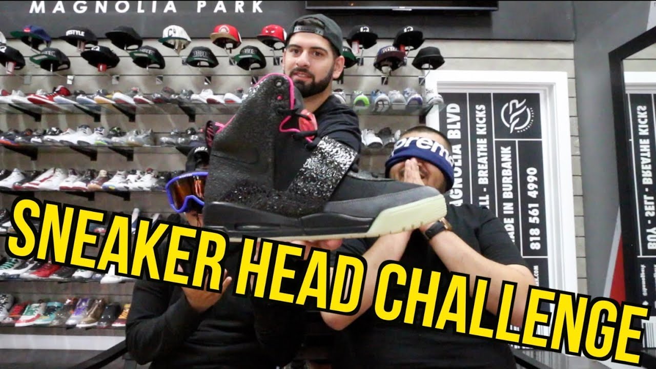SneakerHead Challenge! (Can He Guess The  Yeezys)